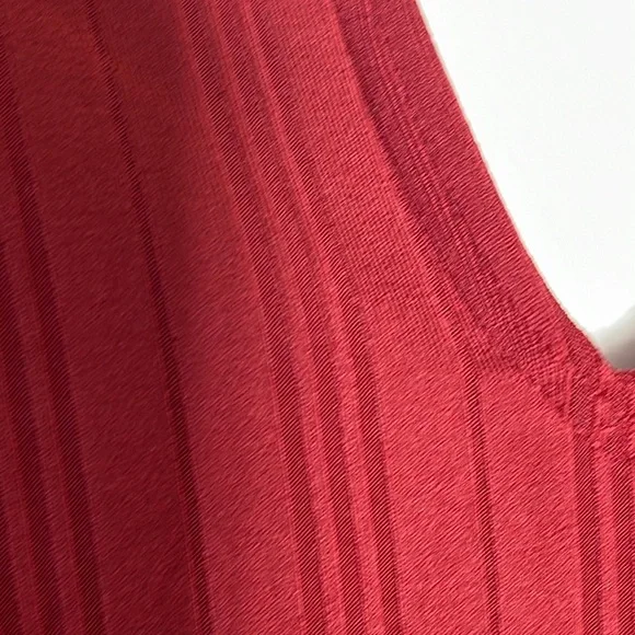 NWT VINCE CAMUTO V-NECK PLUNGE ONE PIECE SWIMSUIT W REMOVABLE BELT SZ 10 SANGRIA - Picture 4 of 8